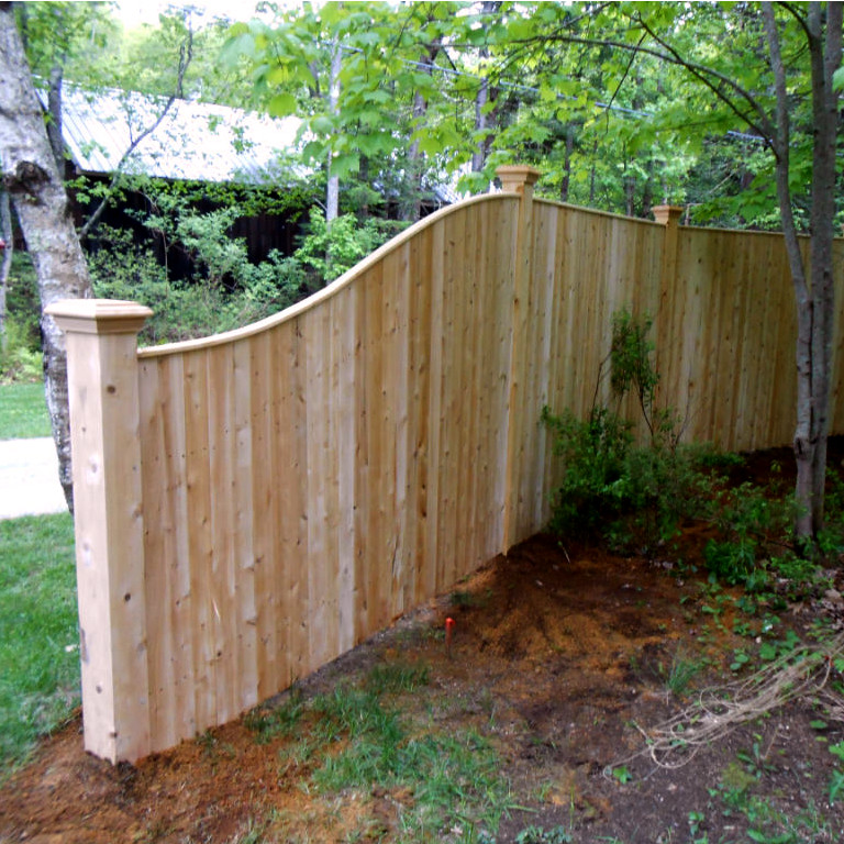 cedar privacy fence installed by Androscoggin Fence